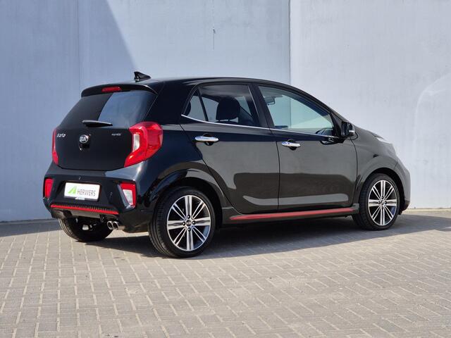 KIA PICANTO 1.0 T-GDI GT-Line Handgeschakeld / Glazen schuif- en kanteldak / Stuur-, en Stoelverwarming / Cruise control / Keyless Entry/Start / Apple Carplay Android Auto / Draadloze telefoon lader /