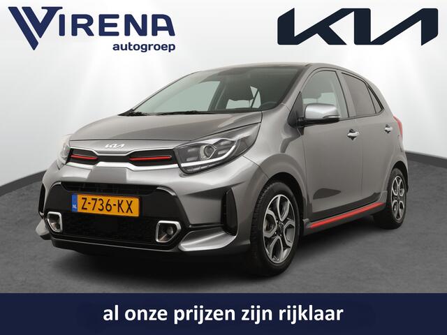 KIA PICANTO 1.0 DPi GT-Line - Navigatie - Cruise control - Climate Control - Airco - Apple CarPlay/Android Auto - Fabrieksgarantie tot 05-2031