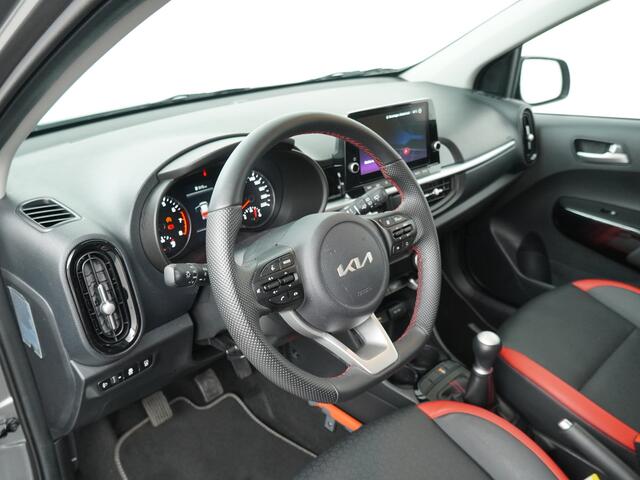 KIA PICANTO 1.0 DPi GT-Line - Navigatie - Cruise control - Climate Control - Airco - Apple CarPlay/Android Auto - Fabrieksgarantie tot 05-2031