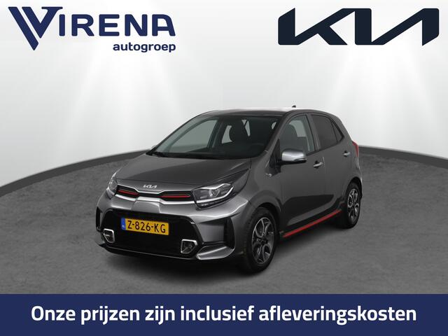 KIA PICANTO 1.0 DPi GT-Line Carplay/Android Auto, - Cruise Control - Climate Control - Navigatie - Fabrieksgarantie tot 04-2031