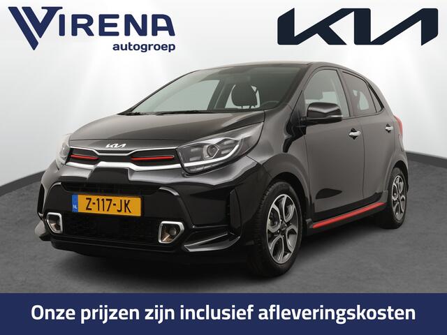 KIA PICANTO 1.0 DPi GT-Line - Navigatie - Cruise control - Airco - Climate Control - Leder - Apple CarPlay/Android Auto - Fabrieksgarantie tot 04-2031
