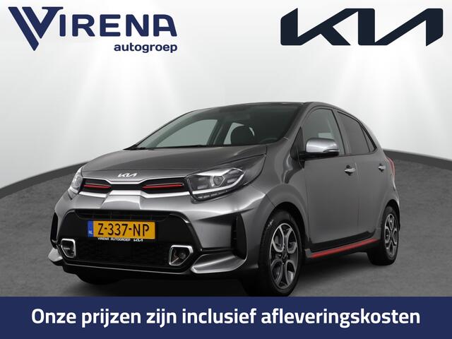 KIA PICANTO 1.0 DPi GT-Line - Navigatie - Cruise Control - Climate Control - Leder - LM Velgen - Apple CarPlay/Android Auto - Fabrieksgarantie tot 05-2031