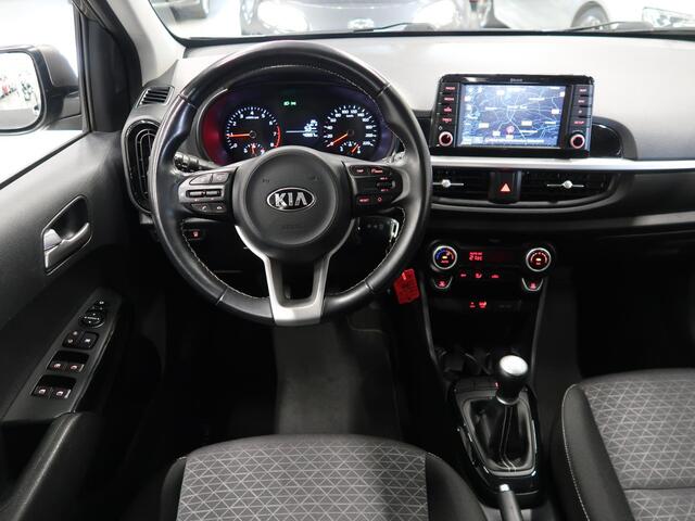KIA PICANTO 1.0 CVVT Dynamic PlusLine Airco-ecc Navigatie Sportvelgen App connect NL-auto NAP Camera Boekjes aanwezig Nieuwe voorbanden Nette auto