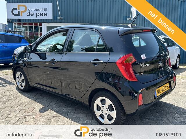 KIA PICANTO 1.0 CVVT EconomyPlusLine GARANTIE/AIRCO/EL.RAMEN/CV+AB rijklaarprijs!