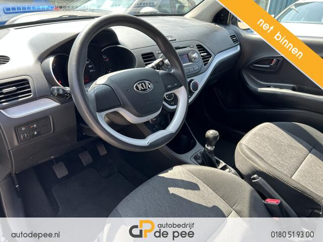 KIA PICANTO 1.0 CVVT EconomyPlusLine GARANTIE/AIRCO/EL.RAMEN/CV+AB rijklaarprijs!
