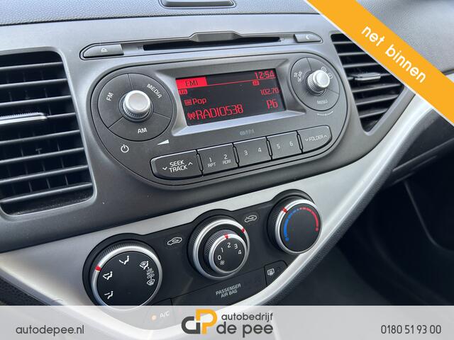 KIA PICANTO 1.0 CVVT EconomyPlusLine GARANTIE/AIRCO/EL.RAMEN/CV+AB rijklaarprijs!