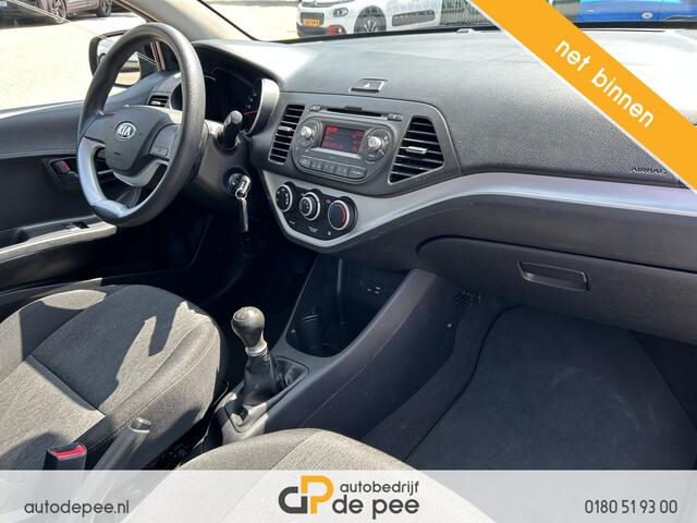 KIA PICANTO 1.0 CVVT EconomyPlusLine GARANTIE/AIRCO/EL.RAMEN/CV+AB rijklaarprijs!