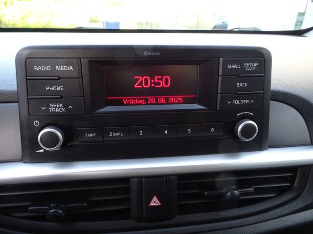 KIA PICANTO 1.0 CVVT EconomyPlusLine Airco, elektrische ramen, centrale vergrendeling, bleutooth, mp3, radio, enz