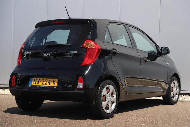 KIA PICANTO 1.0 CVVT EconomyPlusLine Airco Radio Elektrische Ramen Zwart Metallic