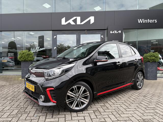 KIA PICANTO 1.0 T-GDI /100pk GT-Line | Ledere bekleding | Stoelverwarming | Navigatie | Tot 10jr. Kia-garantie |