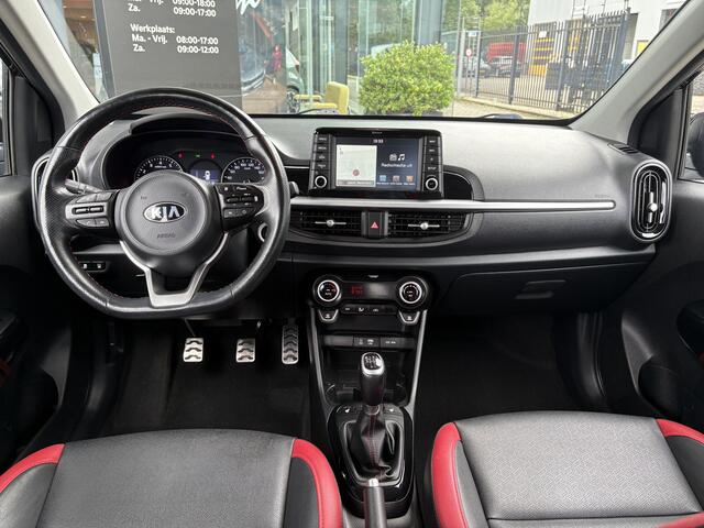 KIA PICANTO 1.0 T-GDI /100pk GT-Line | Ledere bekleding | Stoelverwarming | Navigatie | Tot 10jr. Kia-garantie |