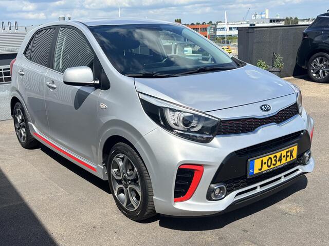 KIA PICANTO 1.0 MPi GT-Line Edition Nieuw geleverd en dealeronderhouden, 1e eign. Lederen bekleding, Smart Key, Achteruitrijcamera, Airco, Cruise control, LMV, Privacy glass, BTW-auto