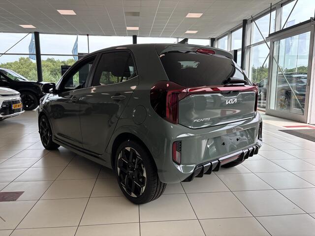 KIA PICANTO 1.0 DPI GT-Line 5p. Direct uitvoorraad Leverbaar | ¤. 1.250,= voordeel | Kleur Adventure Green GT-LINE 5-Persoons