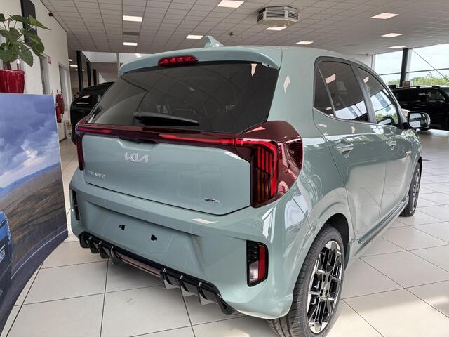 KIA PICANTO 1.0 DPI GT-Line 5p. Direct uitvoorraad Leverbaar | ¤. 1.250,= voordeel | Kleur Adventure Green GT-LINE 5-Persoons