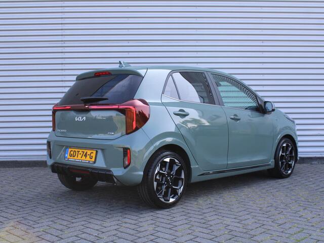 KIA PICANTO 1.0 DPI GT-Line 5p. | Schuif-/kanteldak | Stuur-/stoelverwarming | Dodehoek detectie | Cruise | Camera | Clima | 16" LM |