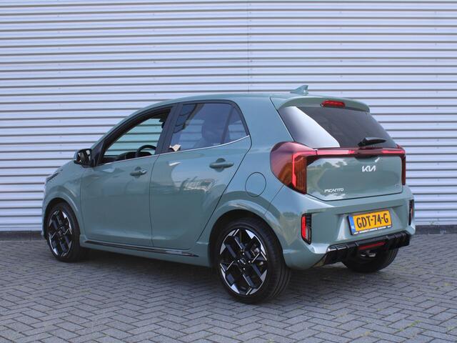 KIA PICANTO 1.0 DPI GT-Line 5p. | Schuif-/kanteldak | Stuur-/stoelverwarming | Dodehoek detectie | Cruise | Camera | Clima | 16" LM |