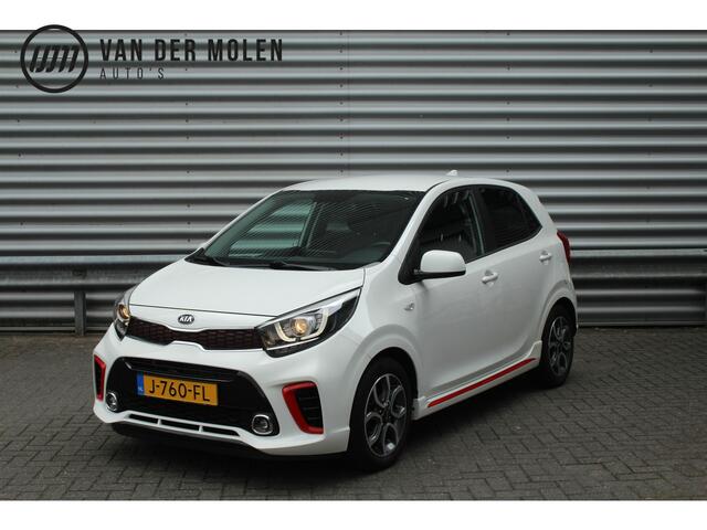 KIA PICANTO 1.0 MPi 67pk GT-Line Edition NL-Auto BTW Airco Cruise Navi Camera Leder 15"LMV 1e Eigenaar