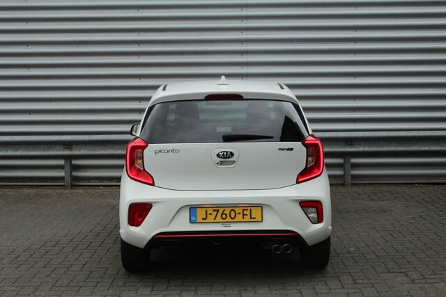 KIA PICANTO 1.0 MPi 67pk GT-Line Edition NL-Auto BTW Airco Cruise Navi Camera Leder 15"LMV 1e Eigenaar