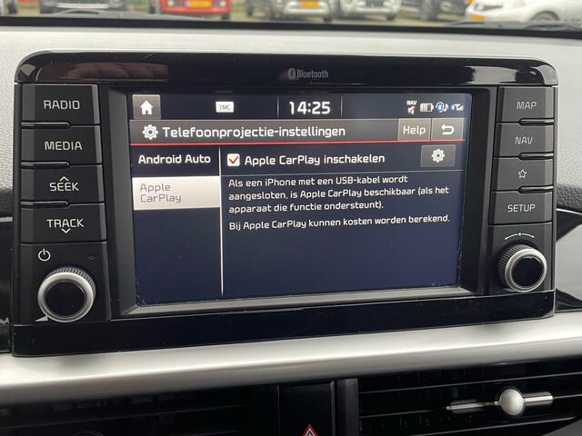KIA PICANTO 1.0 CVVT ComfortPlusLine Navigator Navigatie, Airco, Achteruitrijcamera, 14"Lm,