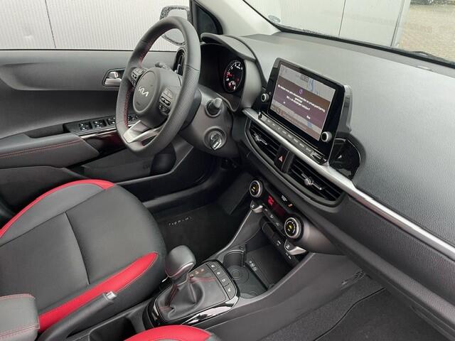 KIA PICANTO 1.2 GT-Line Automaat Navigatie, Leder, Climate Control, Cruise Control, 16"Lm, Stoel/Stuurverwarming, Achteruitrijcamera