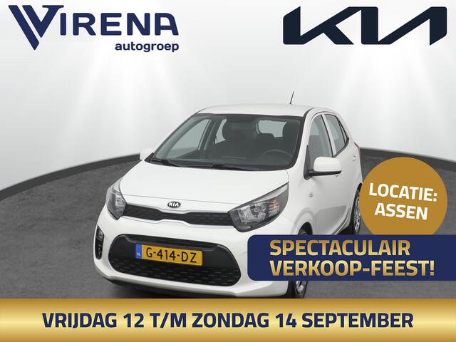 KIA PICANTO 1.0 MPi ComfortLine - Airco - Radio/MP3 - Start/Stop systeem - Automatische verlichting - Fabrieksgarantie tot 10-2026 of 150.000 km