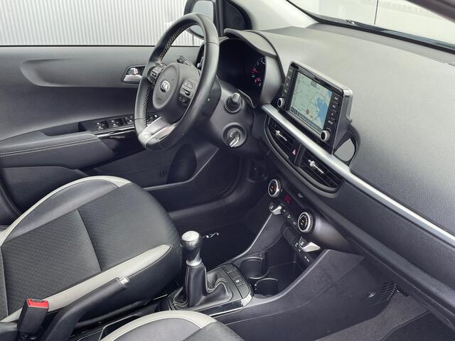 KIA PICANTO 1.0 CVVT Design Edition Navigatie, Climate Control, Cruise Control, 16"Lm, Leder, Achteruitrijcamera