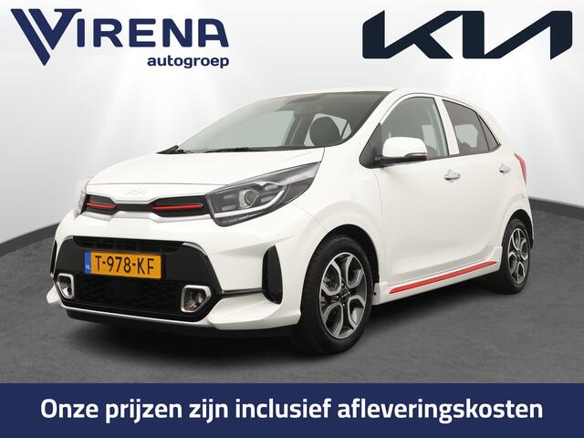 KIA PICANTO 1.0 DPi GT-Line Apple Carplay/Auto Android - Cruise control - Climate Control - Navigatie - Achteruitrijcamera - Fabrieksgarantie tot 07-2030