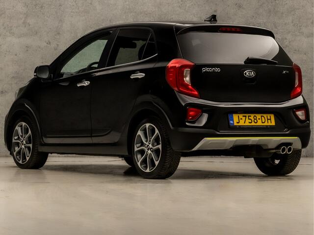 KIA PICANTO 1.0 T-GDI X-Line (APPLE CARPLAY, NAVIGATIE, LEDER, CAMERA, STUUR/STOELVERWARMING, SPORTSTOELEN, LM VELGEN, KEYLESS, GETINT GLAS, DAB+, NIEUWSTAAT)