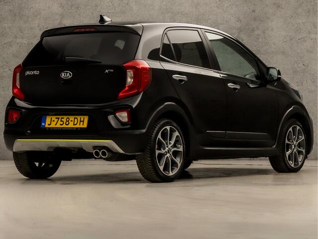 KIA PICANTO 1.0 T-GDI X-Line (APPLE CARPLAY, NAVIGATIE, LEDER, CAMERA, STUUR/STOELVERWARMING, SPORTSTOELEN, LM VELGEN, KEYLESS, GETINT GLAS, DAB+, NIEUWSTAAT)