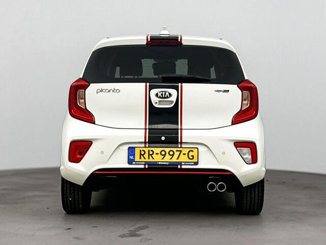 KIA PICANTO 1.0 T-GDI GT-Line | Navigatie en Apple carplay Androidauto | Lederen bekleding met stoel verw. | Park. sensoren achter en camera |