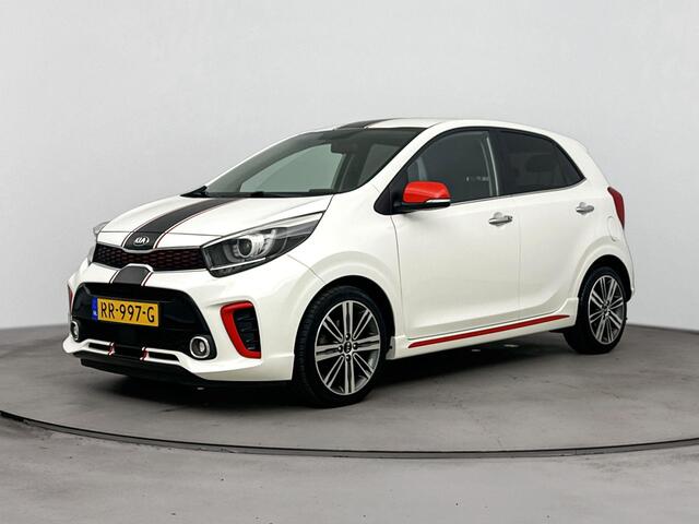 KIA PICANTO 1.0 T-GDI GT-Line | Navigatie en Apple carplay Androidauto | Lederen bekleding met stoel verw. | Park. sensoren achter en camera |