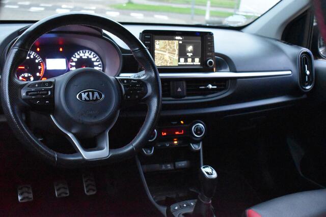 KIA PICANTO 1.0 T-GDI GT-Line 100PK | 100% Kia Onderhouden | Navigatie | Camera | Leder | 12 mnd BOVAG garantie | Whatsapp 06-53188999