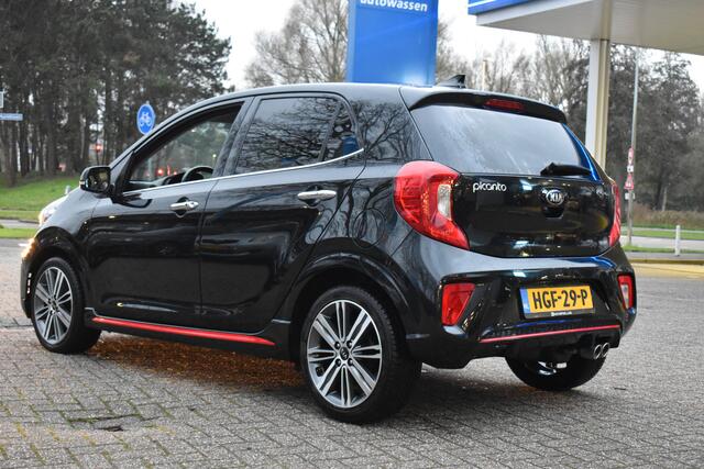 KIA PICANTO 1.0 T-GDI GT-Line 100PK | 100% Kia Onderhouden | Navigatie | Camera | Leder | 12 mnd BOVAG garantie | Whatsapp 06-53188999