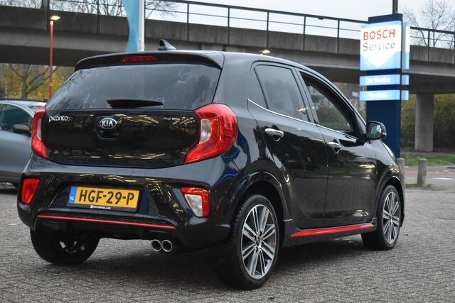 KIA PICANTO 1.0 T-GDI GT-Line 100PK | 100% Kia Onderhouden | Navigatie | Camera | Leder | 12 mnd BOVAG garantie | Whatsapp 06-53188999