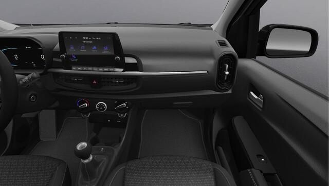 KIA PICANTO 1.0 GDi DynamicLine - Direct uit voorraad leverbaar - AURORA BLACK PEARL