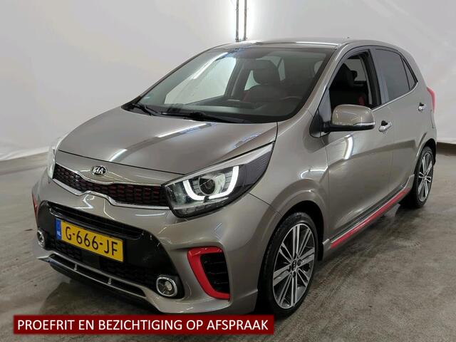 KIA PICANTO 1.0 T-GDI GT-Line 1e Eigenaar | NL-Auto | Volledig Onderh | BTW | WinterPack | Camera | Navi | Carplay | Climate | Full Led | Cruise | DAB | PDC | Start/Stop | Hill-Hold