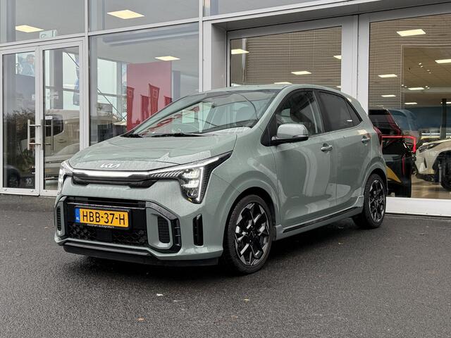 KIA PICANTO 1.0 DPI GT-Line NL-auto, Schuif/kanteldak, Lederen bekleding, Stoel- & Stuurwiel verwarmd, LED, Privacy glass, Smart Key, Navigatie, BTW-Auto