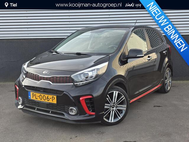 KIA PICANTO 1.2 CVVT GT-Line 4- Cilinder! Navigatie, Lederen bekleding, Stoel- & Stuurwiel verwarmd, Nieuw geleverd, NL-auto + historie, Smart Key, Privacy glass