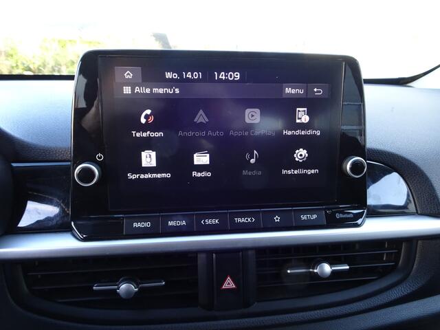 KIA PICANTO 1.0 DPi DynamicLine Airco, cruise controle, licht metalen velgen, apple carplay, android auto, achteruitrijcamera, elektrische ramen, centrale vergrendeling, incl garantie, geen import, enz