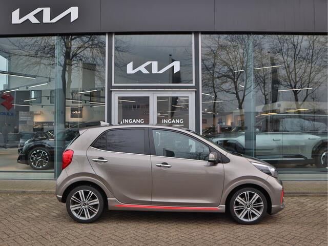 KIA PICANTO 1.0 T-GDI GT-Line | Navigatie | Camera | Leder | Stoel/Stuur Verwarming | Cruise Control | Keyless | Tot 10Jr. Kia-Garantie |