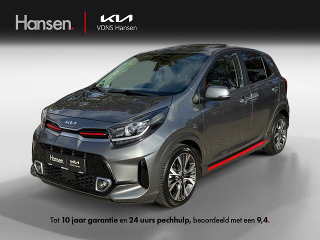 KIA PICANTO 1.0 T-GDi GT-Line 5p I Trekhaak I Schuifdak I Leder | Afneembare trekhaak | Apple Carplay/Android Auto | DAB