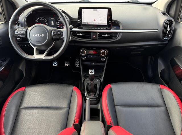 KIA PICANTO 1.0 T-GDi GT-Line 5p I Trekhaak I Schuifdak I Leder | Afneembare trekhaak | Apple Carplay/Android Auto | DAB