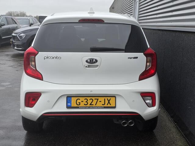 KIA PICANTO 1.0 T-GDI GT-Line Nieuw geleverd en dealeronderhouden, 100PK, Navigatie, Leder, Stoel- & Stuurwiel verwarmd, Smart Key