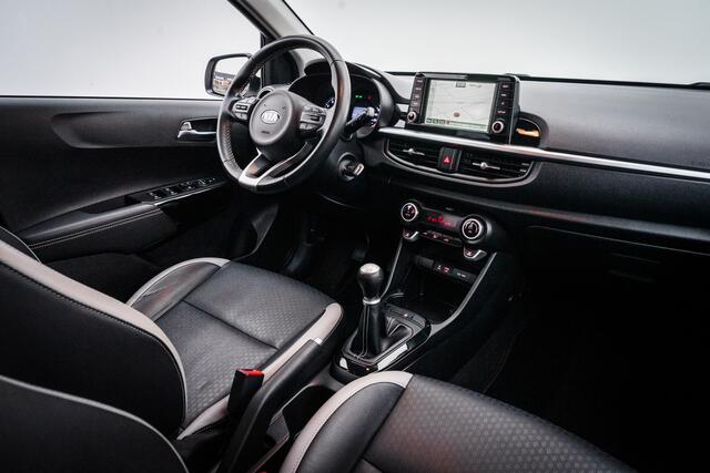 KIA PICANTO 1.0 CVVT Design Edition | 5 DRS | Leer | Ned Auto | 58 DKM | 16 INCH LMV | Fabr-Garantie Tot 15-04-2027 | Airco | Cruise | Camera |