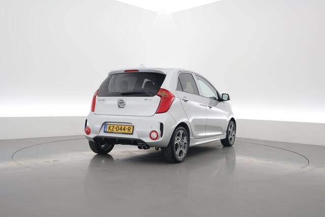 KIA PICANTO 1.2 CVVT SportsLine | Orig. NL | 4-Cilinder | Stuur-Stoelverw. | Nav | Climate | PDC | Led | Bluetooth | Leder+stof V