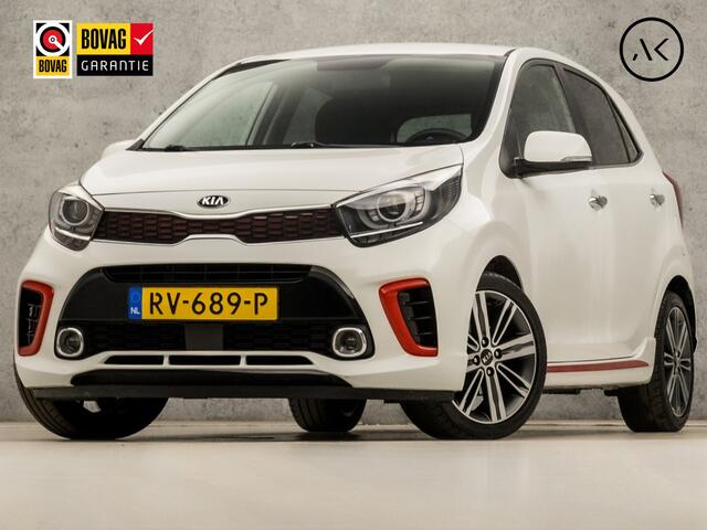 KIA PICANTO 1.2 CVVT GT-Line (APPLE CARPLAY, CLIMATE, LEDER, CAMERA, STUUR/STOELVERWARMING, SPORTSTOELEN, GETINT GLAS, KEYLESS, LM VELGEN, NIEUWE APK, NIEUWSTAAT)