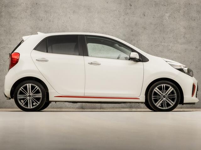 KIA PICANTO 1.2 CVVT GT-Line (APPLE CARPLAY, CLIMATE, LEDER, CAMERA, STUUR/STOELVERWARMING, SPORTSTOELEN, GETINT GLAS, KEYLESS, LM VELGEN, NIEUWE APK, NIEUWSTAAT)