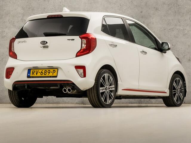 KIA PICANTO 1.2 CVVT GT-Line (APPLE CARPLAY, CLIMATE, LEDER, CAMERA, STUUR/STOELVERWARMING, SPORTSTOELEN, GETINT GLAS, KEYLESS, LM VELGEN, NIEUWE APK, NIEUWSTAAT)