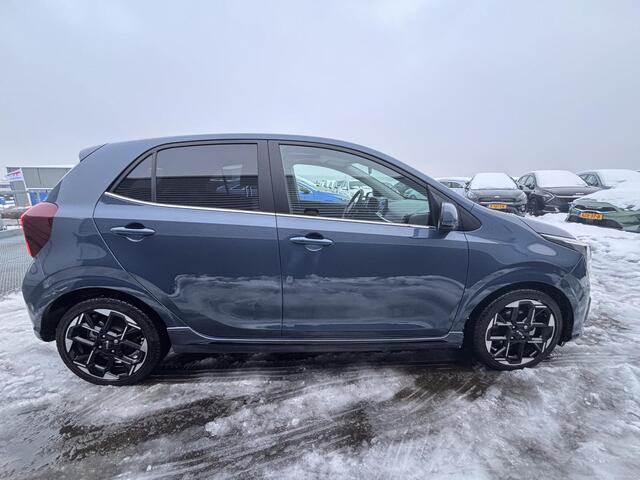 KIA PICANTO 1.0 DPI GT-Line Unieke auto! Schuif/kanteldak, Lederen bekleding, Dodehoekdetectie, Stoel- & Stuurwiel verwarmd, LMV, 1e eign.