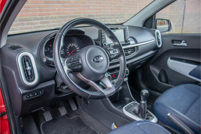 KIA PICANTO 1.0 CVVT Design Edition, 52.000km NAP, Carplay, Camera, Navy Colour Pack, LED, Navigatie, Climate control.